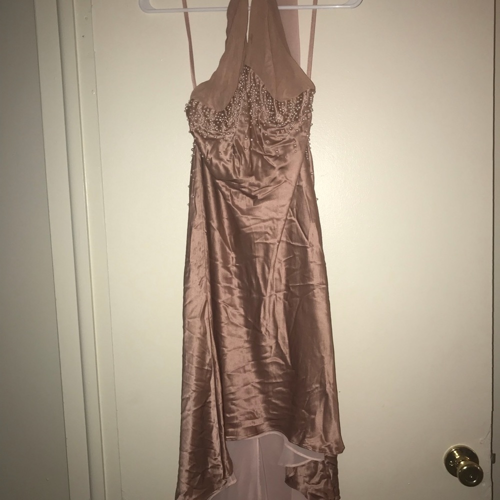 Homecoming dress (champagne cream)